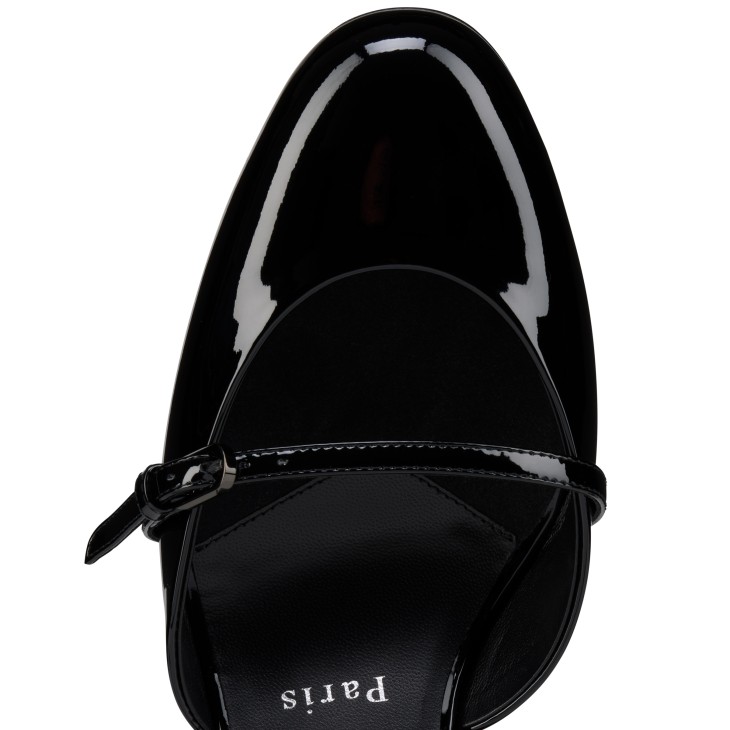 Jane Nina - 55 mm Mules - Patent calf leather - Black - Women