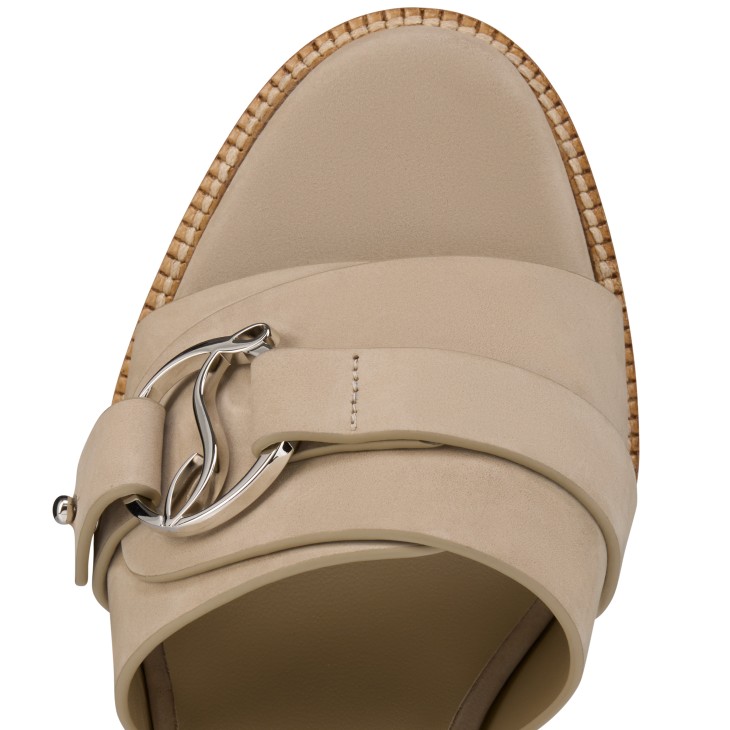 Her In Roma Mule - 55 mm Mules - Nubuck leather - Saharienne