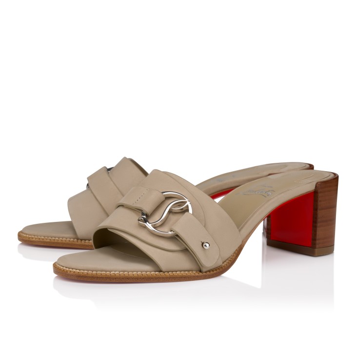 Her In Roma Mule - 55 mm Mules - Nubuck leather - Saharienne