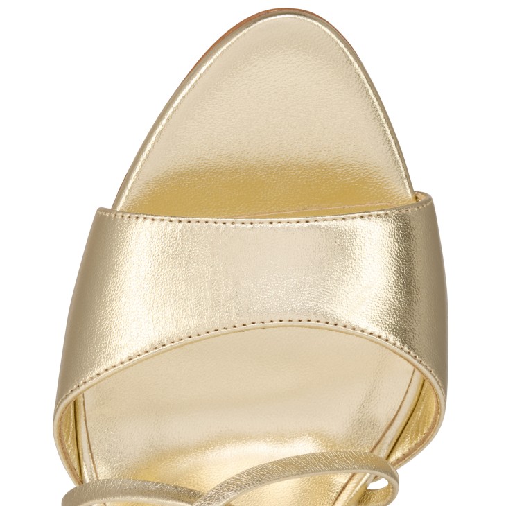 Fanny Randa - 100 mm Strappy sandals - Laminated lamb nappa