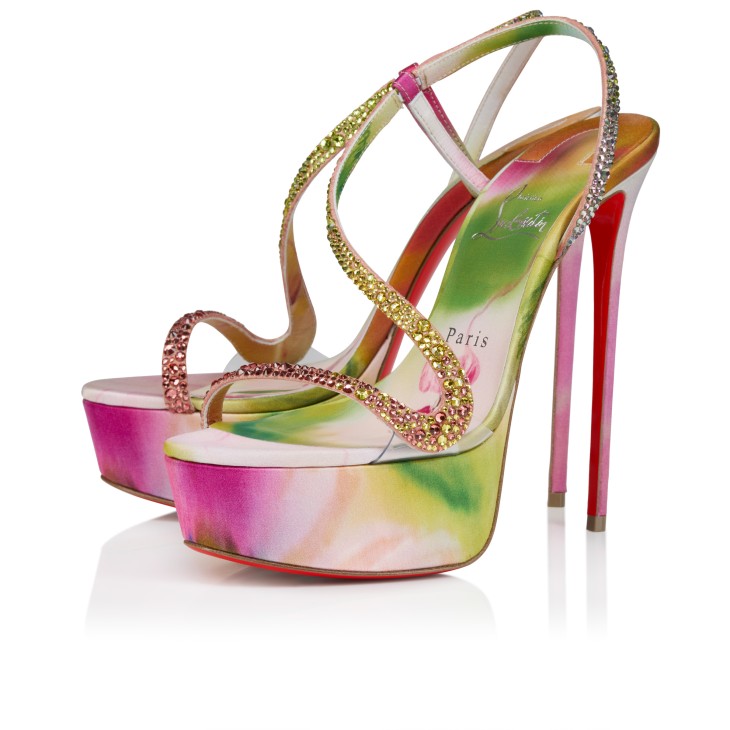 Rosalie Alta Strass Botanica - 150 mm Sandals - Botanica printed