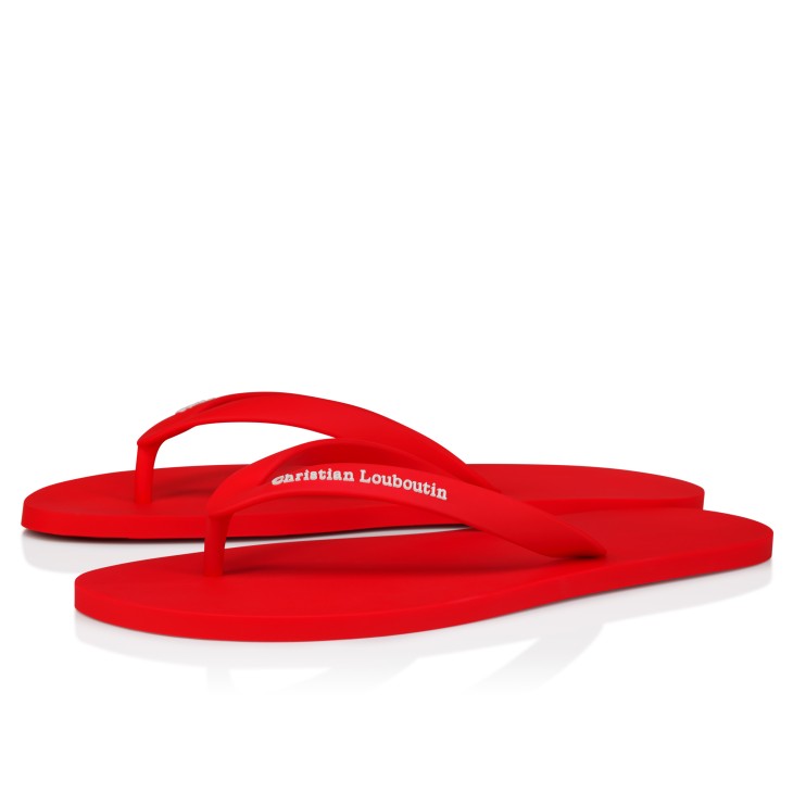 rubutanビーチサンダル The Christian Louboutin Summer - Thongs - Rubber - Loubi - Men