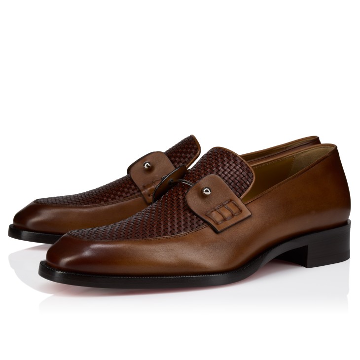 Chambelimoc - Loafers - Patinated calf leather braided  display picture 1