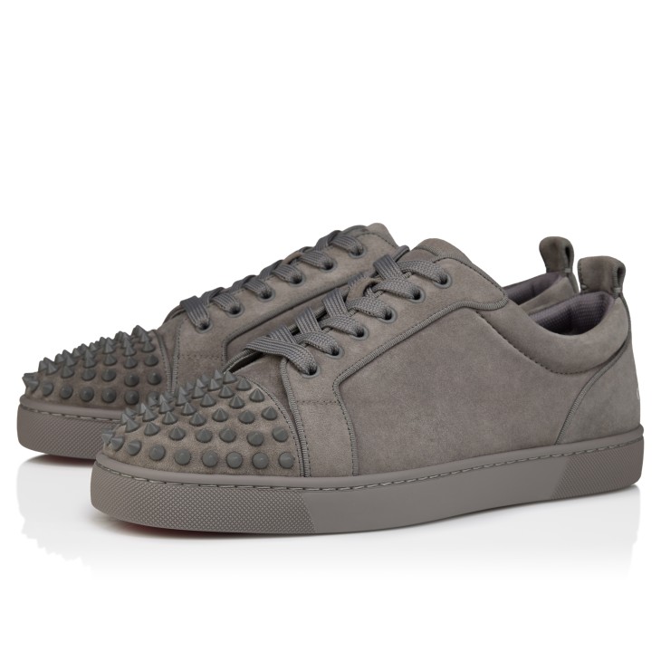 ルブタン　Louis Junior Spikes41新品 Louis Jr Spikes Canopy - Sneakers - Veau velours leather - Phantom