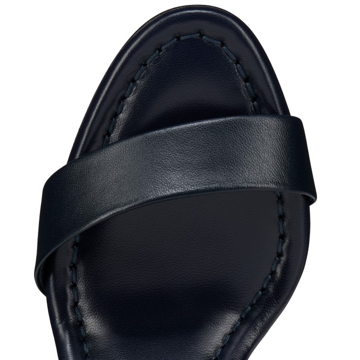 Jane Sandal - 85 mm Sandals - Lamb nappa leather - Marine - Women