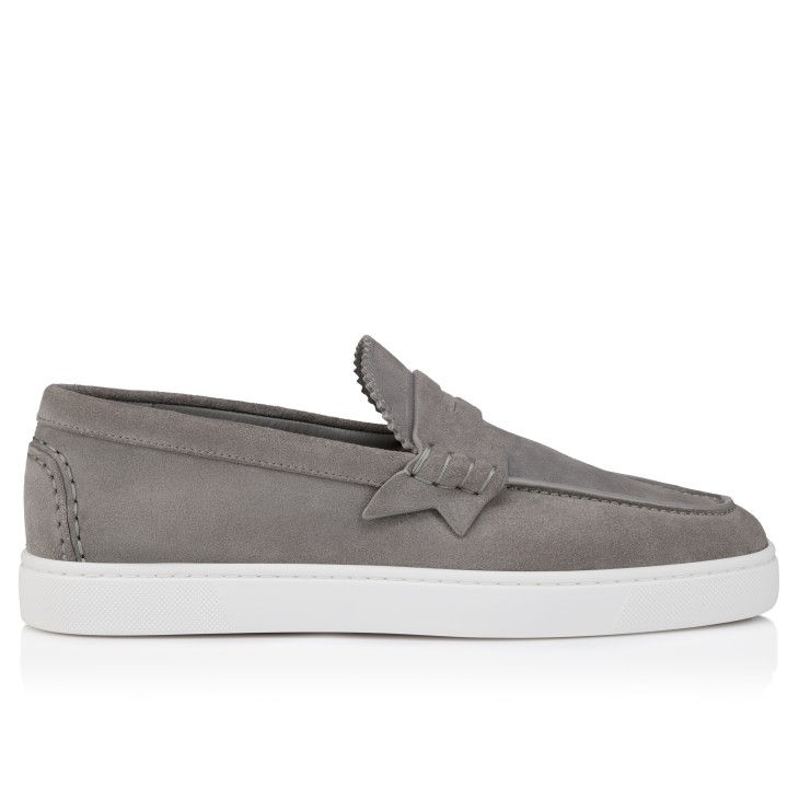 The Harold I - Boat shoes - Reversed calf leather - Phantom Grey