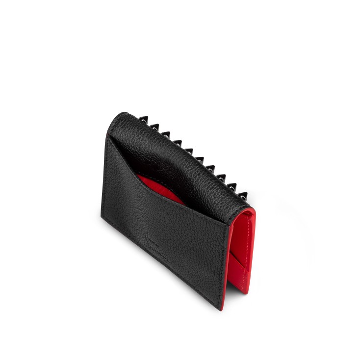 Christian Louboutin Men’s Stifnos Calf Empire/Spikes Wallet Sifnos - Card holder - Calf leather and spikes - Black