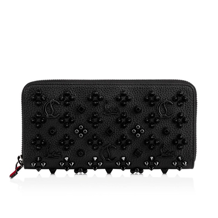 【難あり】Christian Louboutin Panettoneケース Panettone - Wallet - Grained calf leather and spikes Loubinthesky