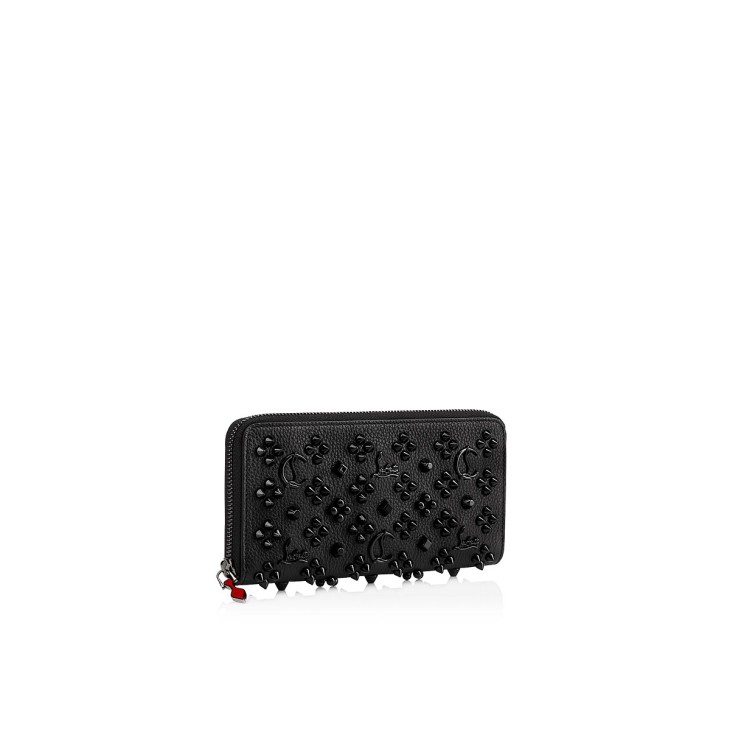 Panettone - Wallet - Grained calf leather and spikes Loubinthesky