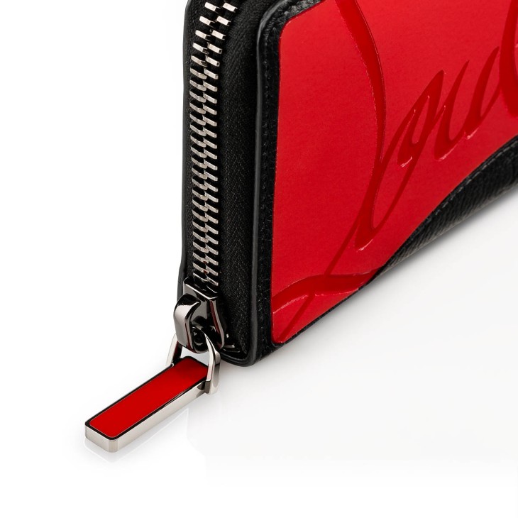 【希少カラー】Christian Louboutin パネトーネ ウォレット Panettone - Wallet - Calf leather and rubber - Black - Christian
