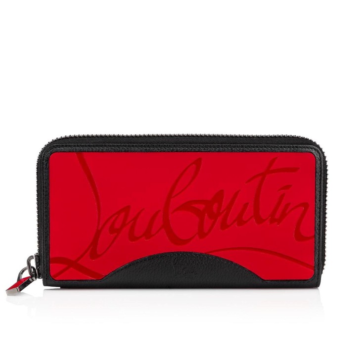 Panettone - Wallet - Calf leather and rubber - Black - Christian