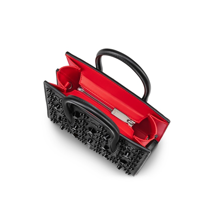 Paloma mini - Top handle bag - Grained calf leather and spikes