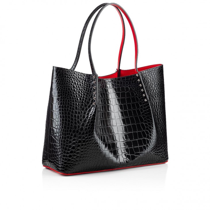 Christian Louboutin Pre-owned Women's Leather Tote Bag - Black - One Size