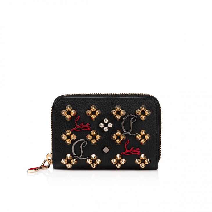 Panettone - Coin purse - Calf leather and spikes Loubinthesky 