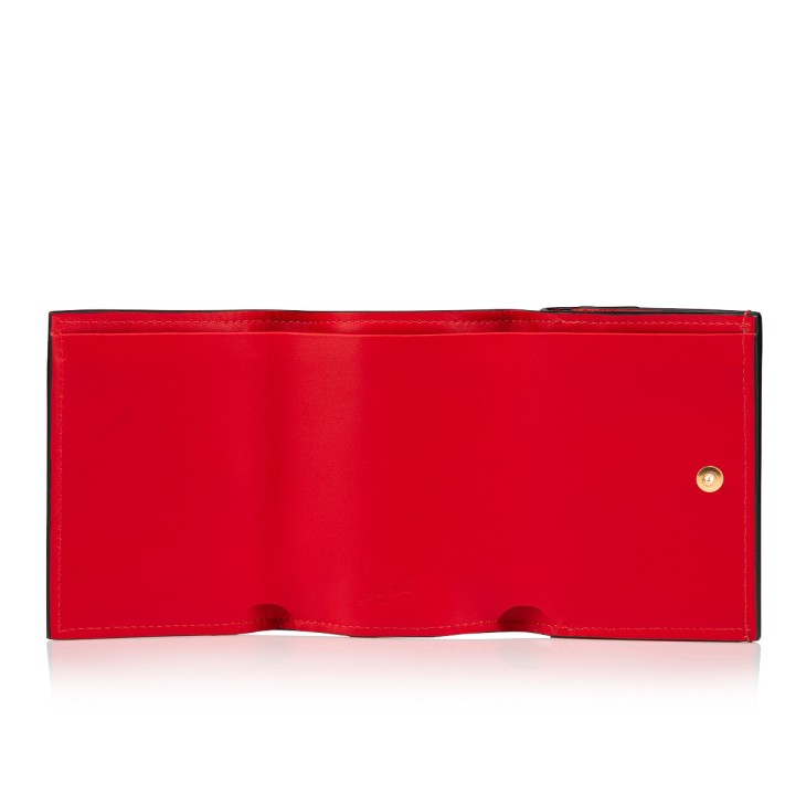 Christian Louboutin Loubi54 Envelope Flap Leather Wallet on Chain