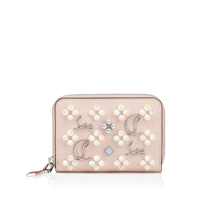 Panettone - Coin purse - Grained calf leather and spikes