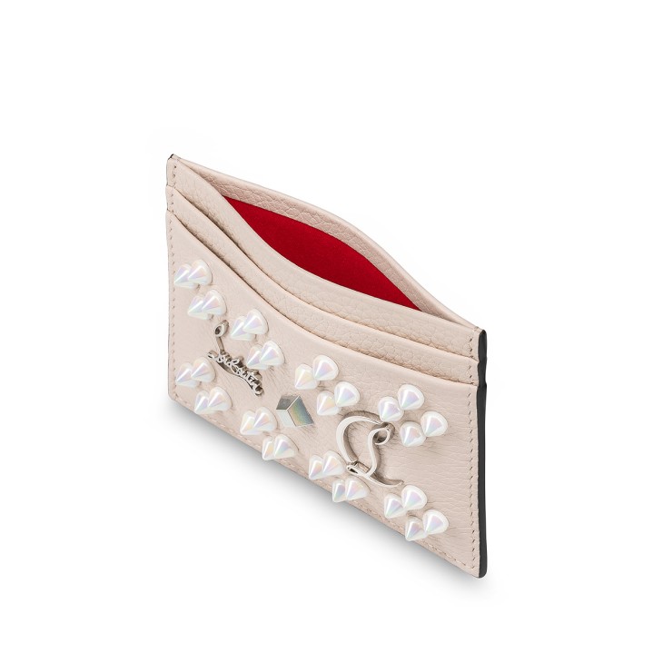 Kios - Card holder - Grained calf leather and spikes
