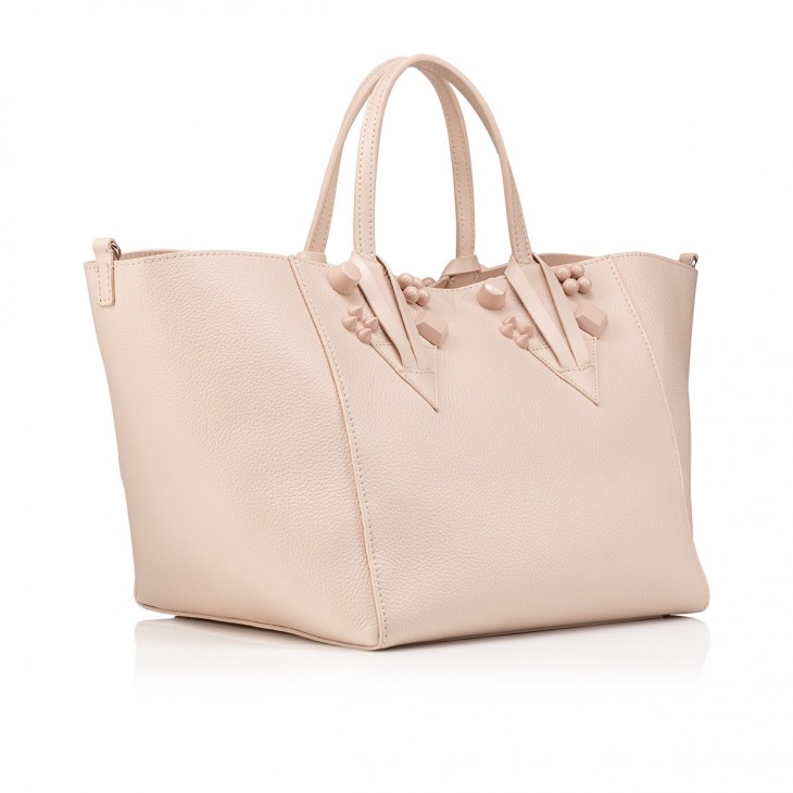Cabata - Tote bag - Grained calf leather and spikes Couronnes