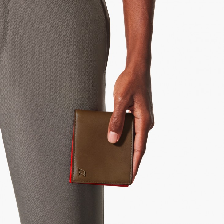 Dior Mens Calfskin Credit Card Holder (Tan) (with original box and  packaging)