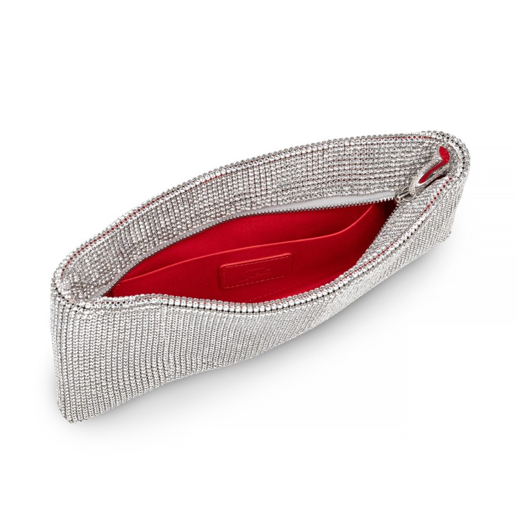Maykimay - Clutch - Mesh and strass - Silver - Christian