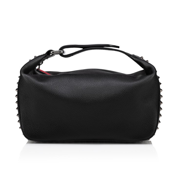 偉大な leather Calf - Pouch - Funky and Christian - Black - spikes バッグ