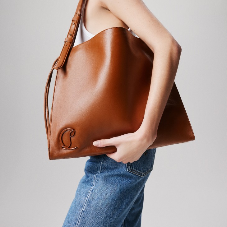 Christian Louboutin バッグ Baggy - Tote bag - Calf leather - Cuoio - Christian Louboutin