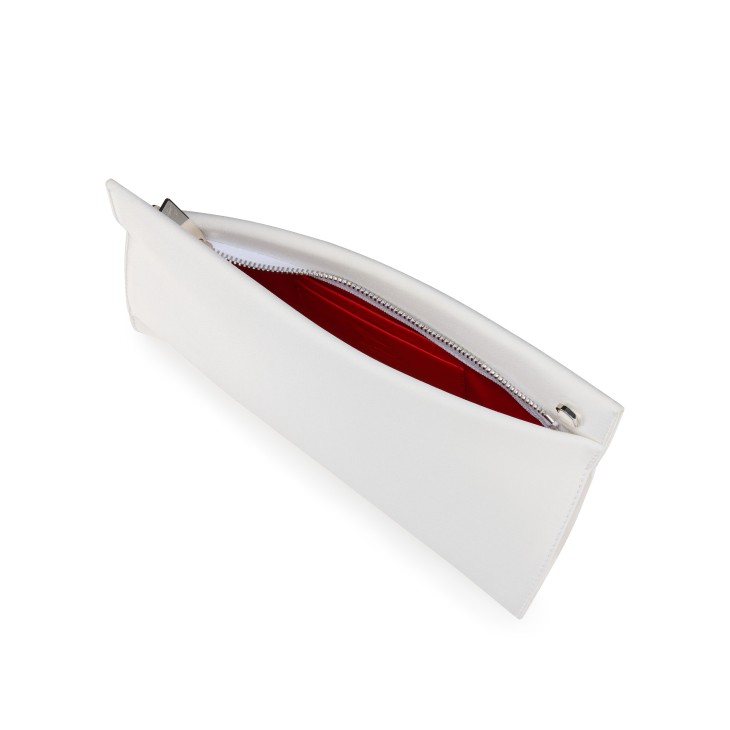 Loubitwist - Clutch - Crepe satin - Bianco - Christian Loubitwist - Clutch - Crepe satin - Bianco - Christian