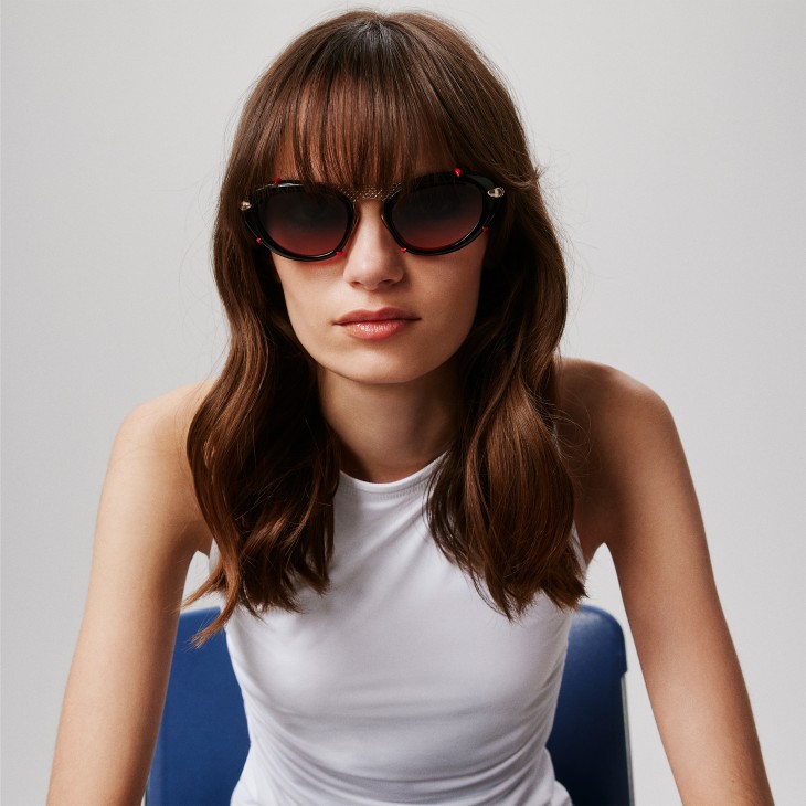Dolly LB0001 - Sunglasses - Metal - Black smoke - Christian