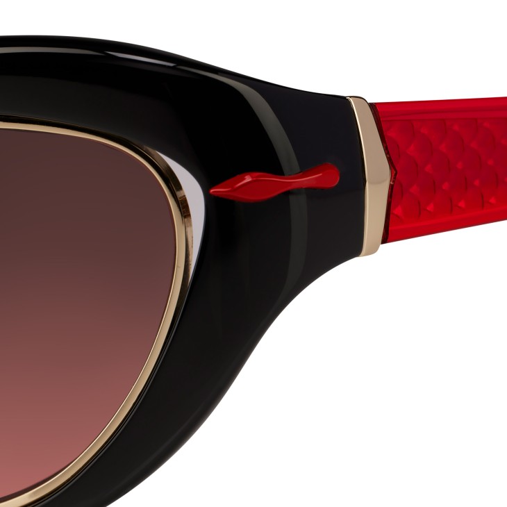 25SS【ルブタン】So Kate LB0003サングラス アセテート So Kate LB0003 - Sunglasses - Acetate - Shiny Black - Women