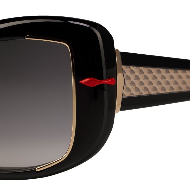 So Kate LB0008 - Sunglasses - Acetate - Shiny Black - Women