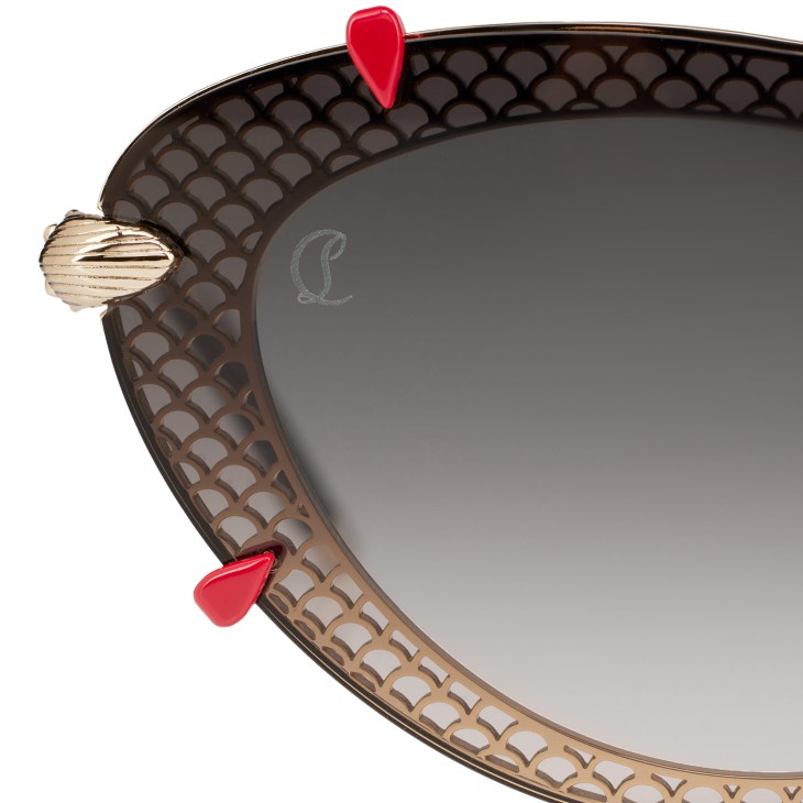 Dolly LB0007 - Sunglasses - Metal - Gold - Women - Christian