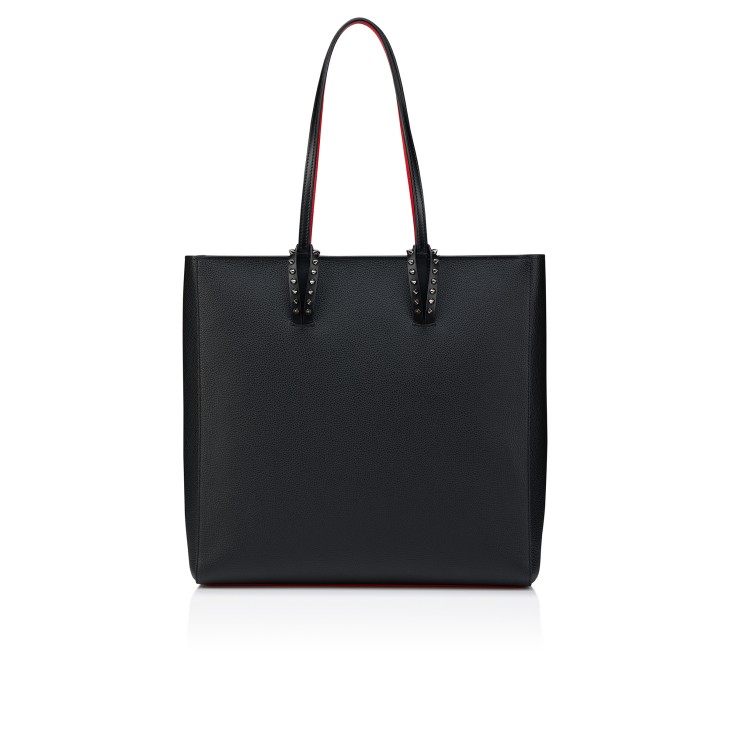 Christian Louboutin CABADO ルブタンカバド 2way Cabata - Tote bag - Calf leather and spikes - Black - Christian