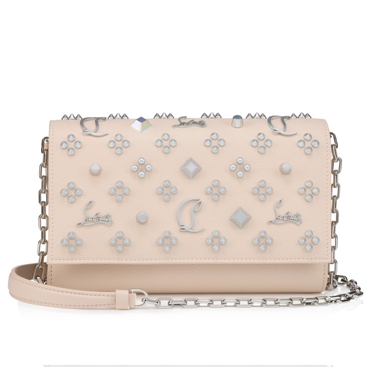 Paloma - Clutch - Grained calf leather - Leche - Christian