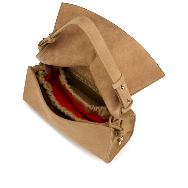 ショルダーバッグ・ポシェット Christian Louboutin Baggy Small Beige Shoulder Bag Baggy small - Shoulder bag - Calf leather - Lionne