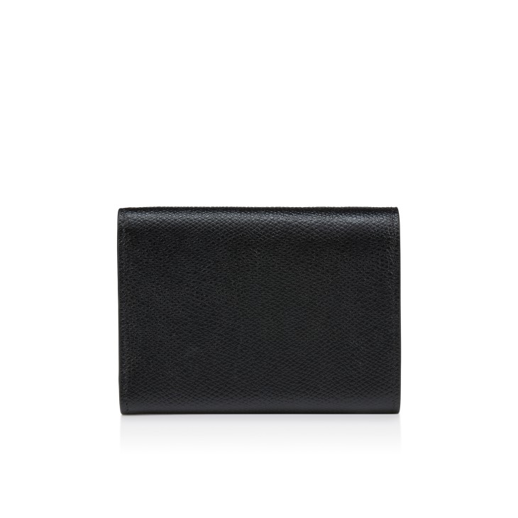 Christian Louboutin 2016ウォレット Mooncrest - Compact Wallet - Calf Alpin leather - Black
