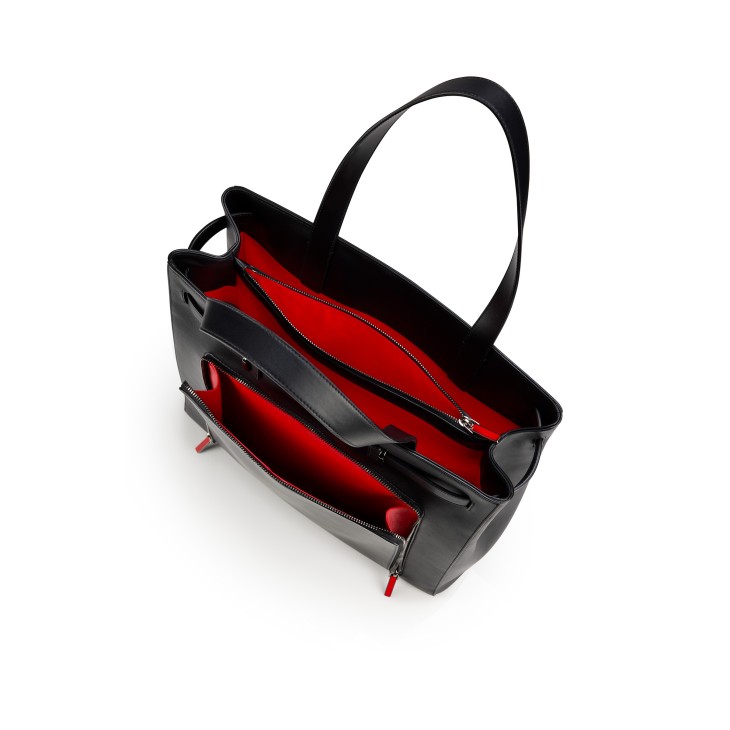 Djanis - Tote bag - Calf leather - Black - Christian Louboutin