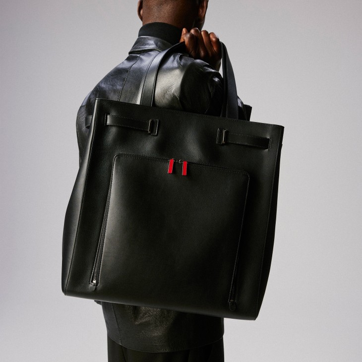 Djanis - Tote bag - Calf leather - Black - Christian Louboutin