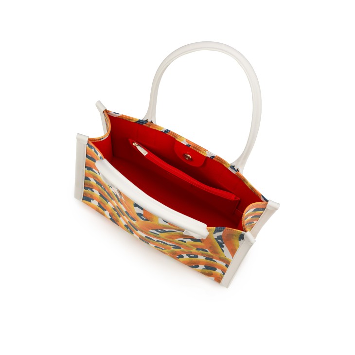 【在庫僅か】Christian Louboutin NASTROLOUBI トートバッグ Nastroloubi - Tote bag - Gaagal coated canvas - Magma