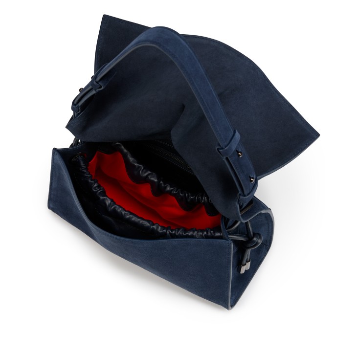 Baggy small - Shoulder bag - Calf leather - Navy - Christian