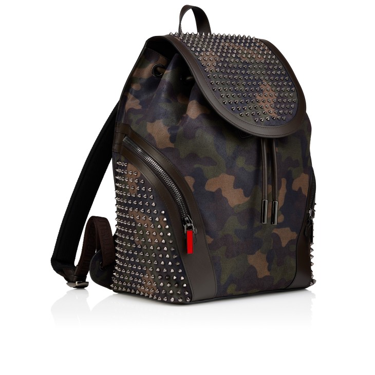 Funky - Backpack - 'Camouflage' printed reversed calf