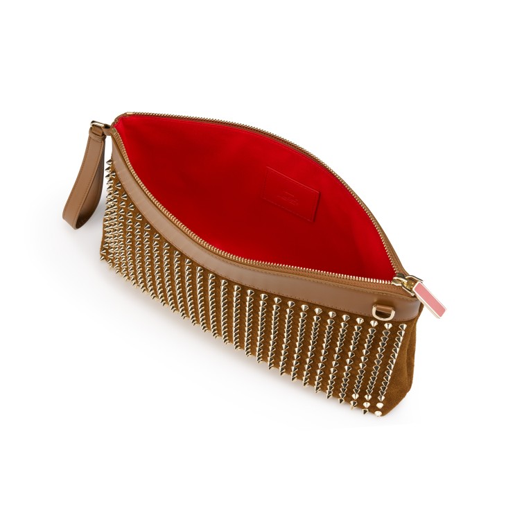 Funky - Pouch - Reversed calf leather and spikes - Rhea