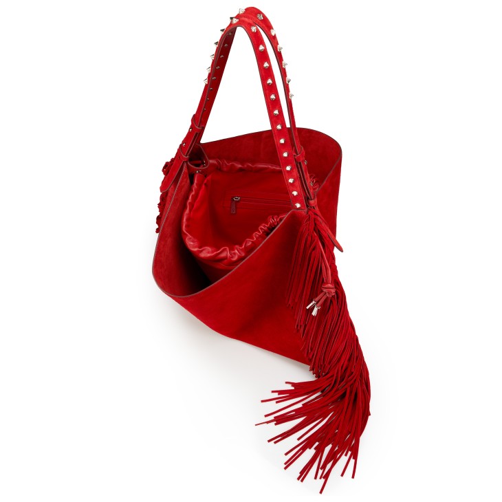 Christian Louboutin パーティーバッグ Baggy - Tote bag - Reversed calf leather - Fever - Christian