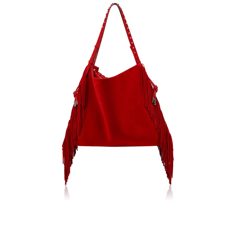 定価20万 激レア Christian Louboutin チェーントートバッグ Baggy - Tote bag - Reversed calf leather - Fever - Christian