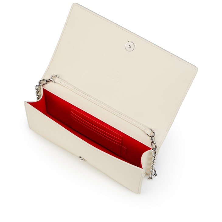 Bettina - Clutch - Suede, strass and pearls - Silver - Christian