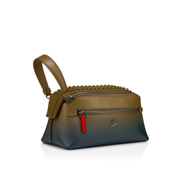 希少 Christian Louboutin マルチカラー ケース Christian Louboutin Leather Card Case Coin Case Black Multicolor
