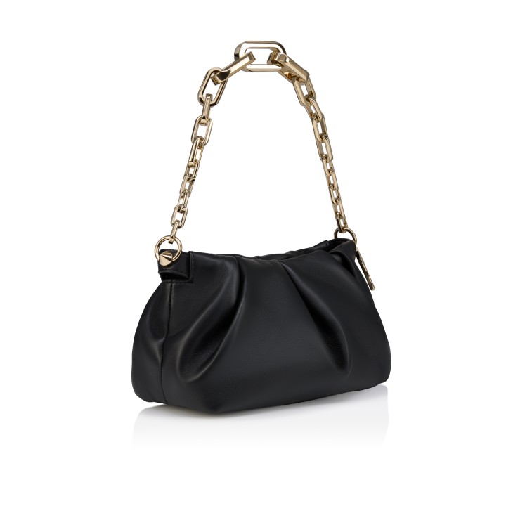 Eva small - Shoulder bag - Lamb nappa leather - Black - Christian