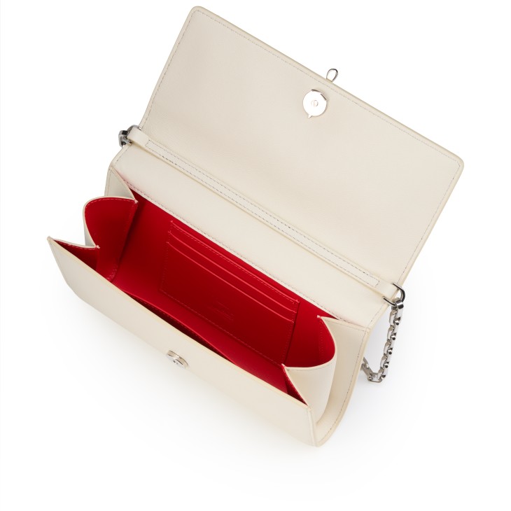 Bettina - Wallet on chain - Lamb nappa leather - Suzuran