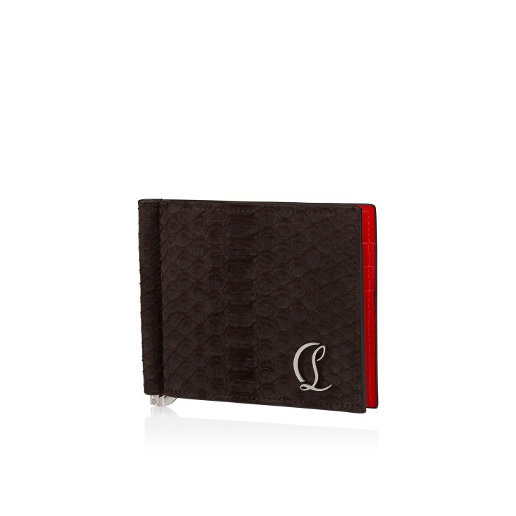 Mooncrest - Keycase - Python leather - Cafe - Christian Louboutin