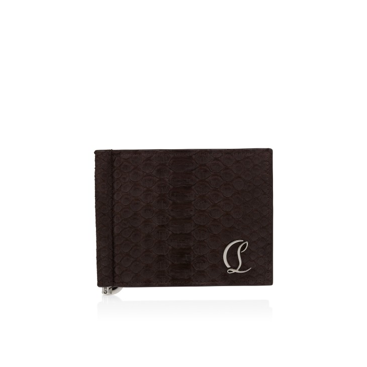 Mooncrest - Keycase - Python leather - Cafe - Christian Louboutin
