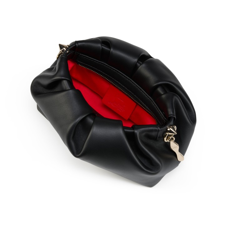 Eva mini - Crossbody bag - Lamb nappa leather - Black - Christian